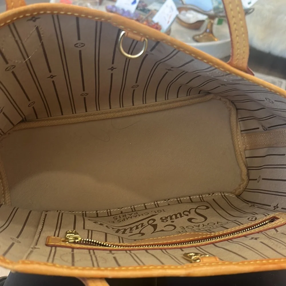 Louis Vuitton Neverfull pm Monogram w/ hand painted quote - Picture 4 of 7